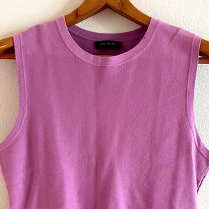 Ann Taylor sleeveless sweater top